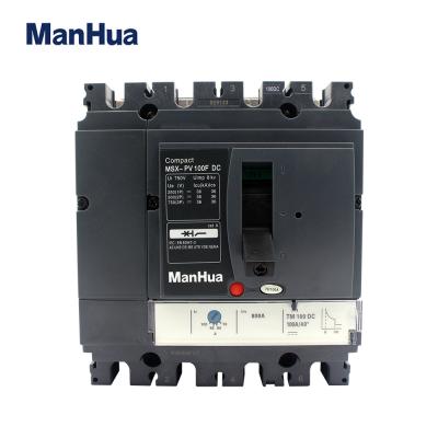 MSX-PV100F 4P FourPoles Breaking Capacity 36kA Adjustable Photovoltaic 1000VDC Moulded Case Circuit Breaker