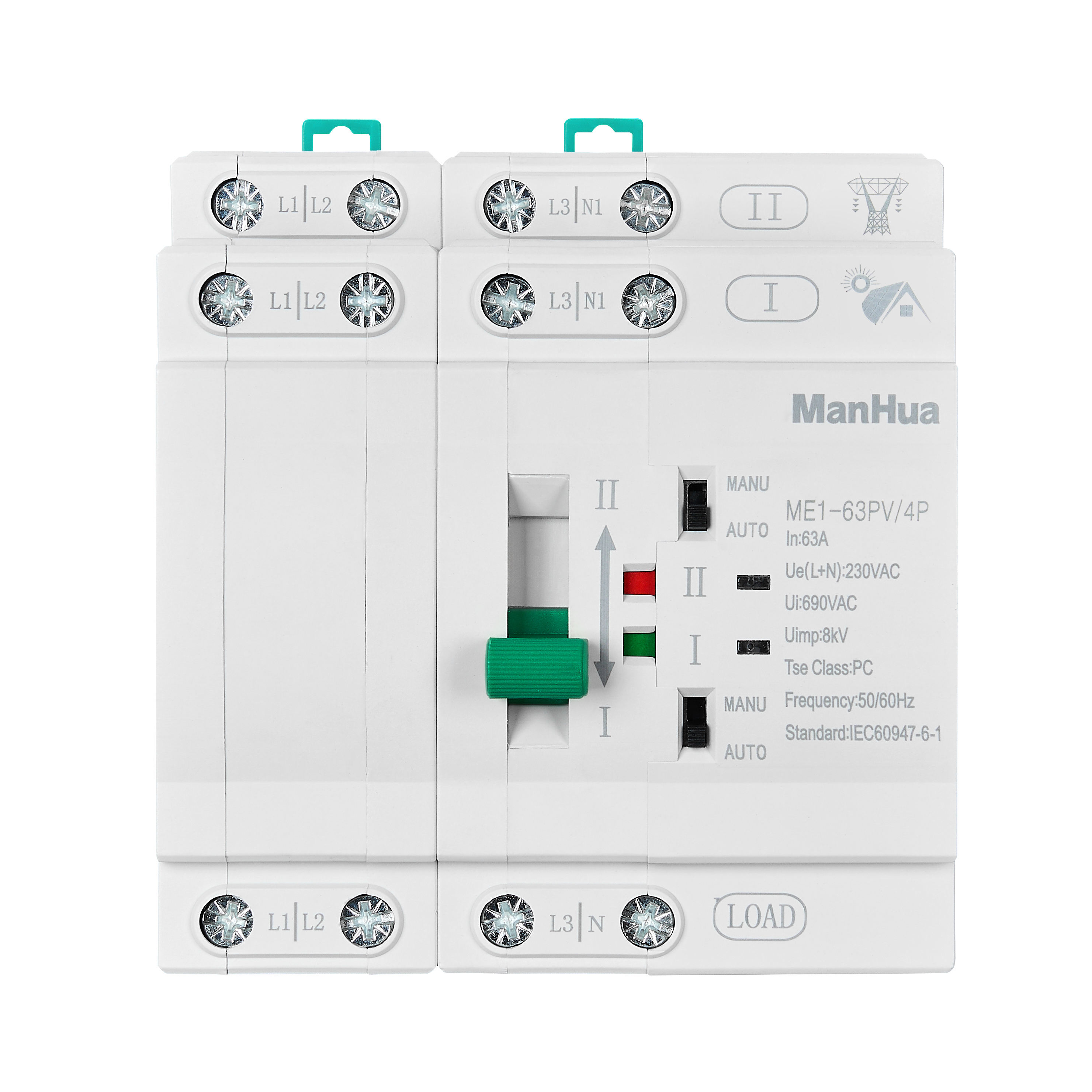 Automatic Transfer Switch ME1-63PV/4P