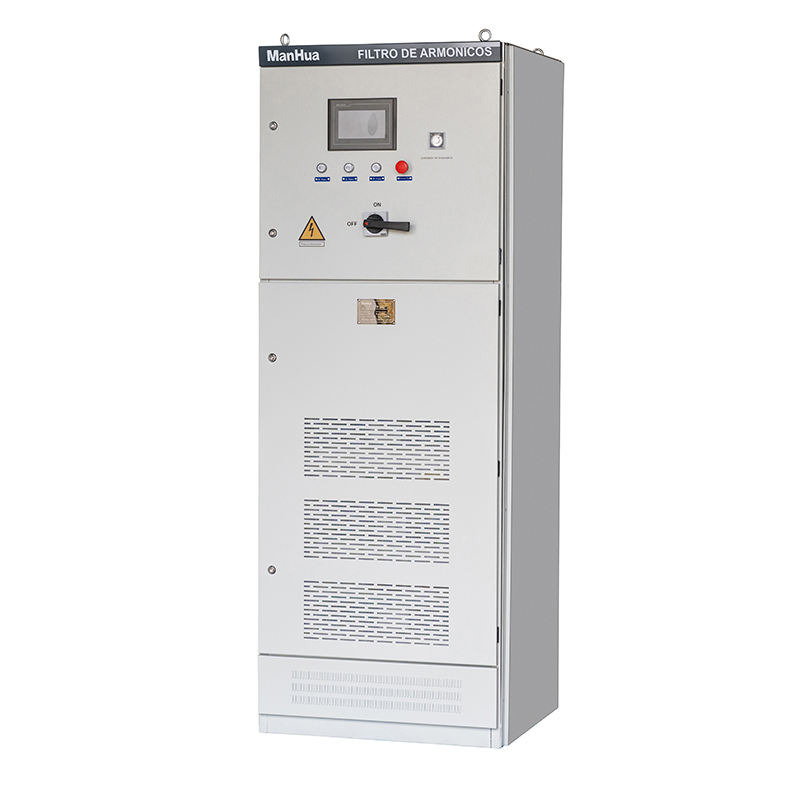 Active Harmonic Filter AHF 3 Phase 4 Wire Low Voltage IGBT Input Cabinet With Display Interface Protection Class IP20